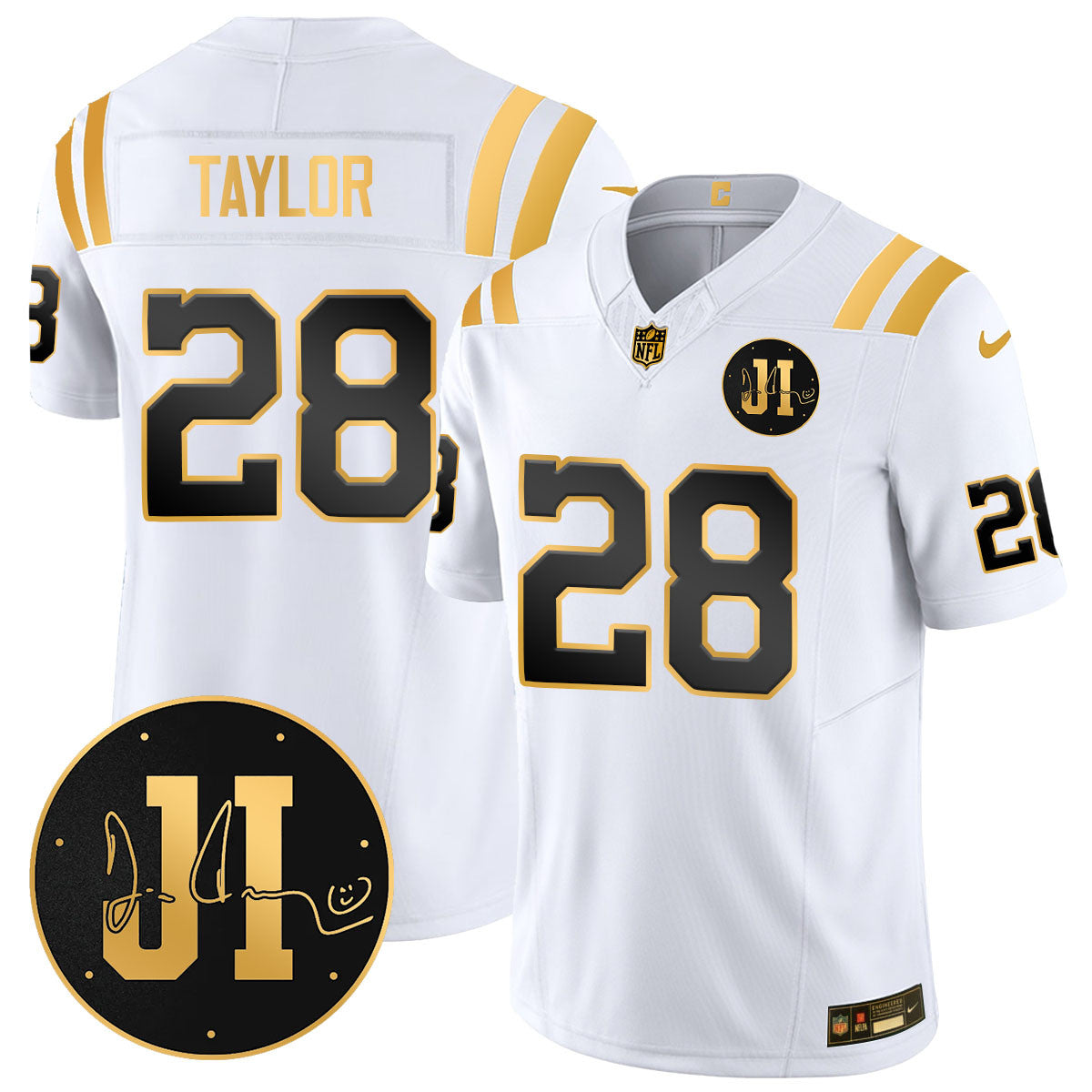 Men's Indianapolis Colts Limited 2025 Jersey - Memorial Patch for Jim Irsay - All Stitched