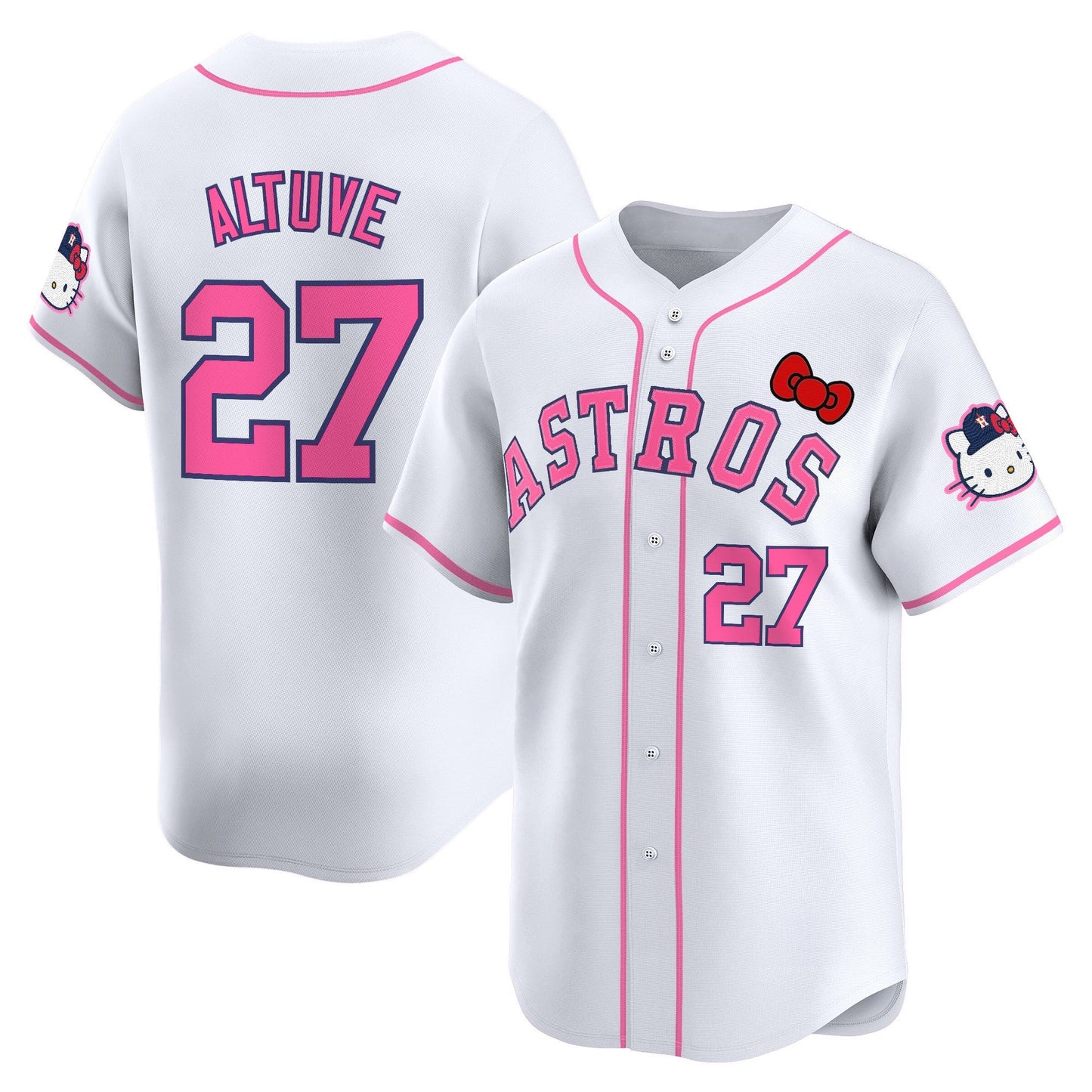 Men's Houston Astros Hello Kitty Vapor Premier Limited Jersey V2 - All Stitched