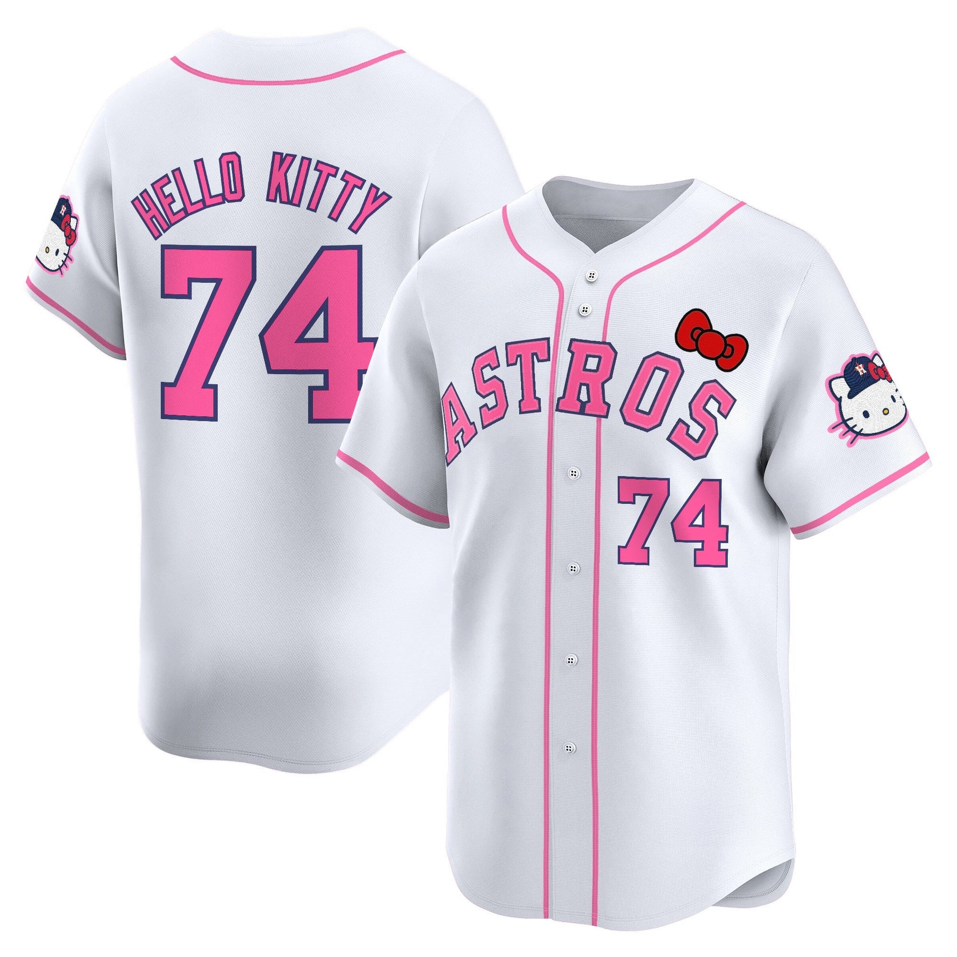 Men's Houston Astros Hello Kitty Vapor Premier Limited Jersey V2 - All Stitched