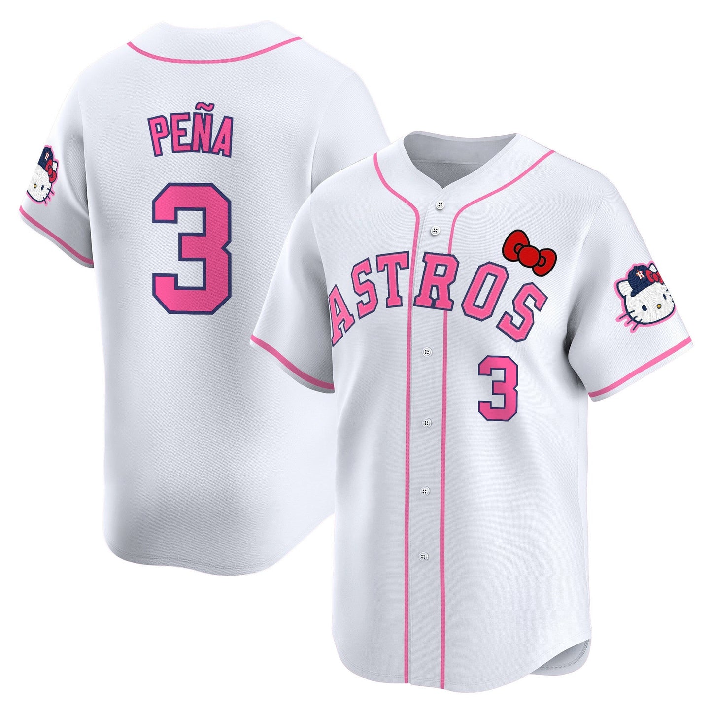 Men's Houston Astros Hello Kitty Vapor Premier Limited Jersey V2 - All Stitched