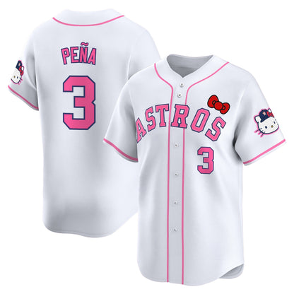 Men's Houston Astros Hello Kitty Vapor Premier Limited Jersey V2 - All Stitched