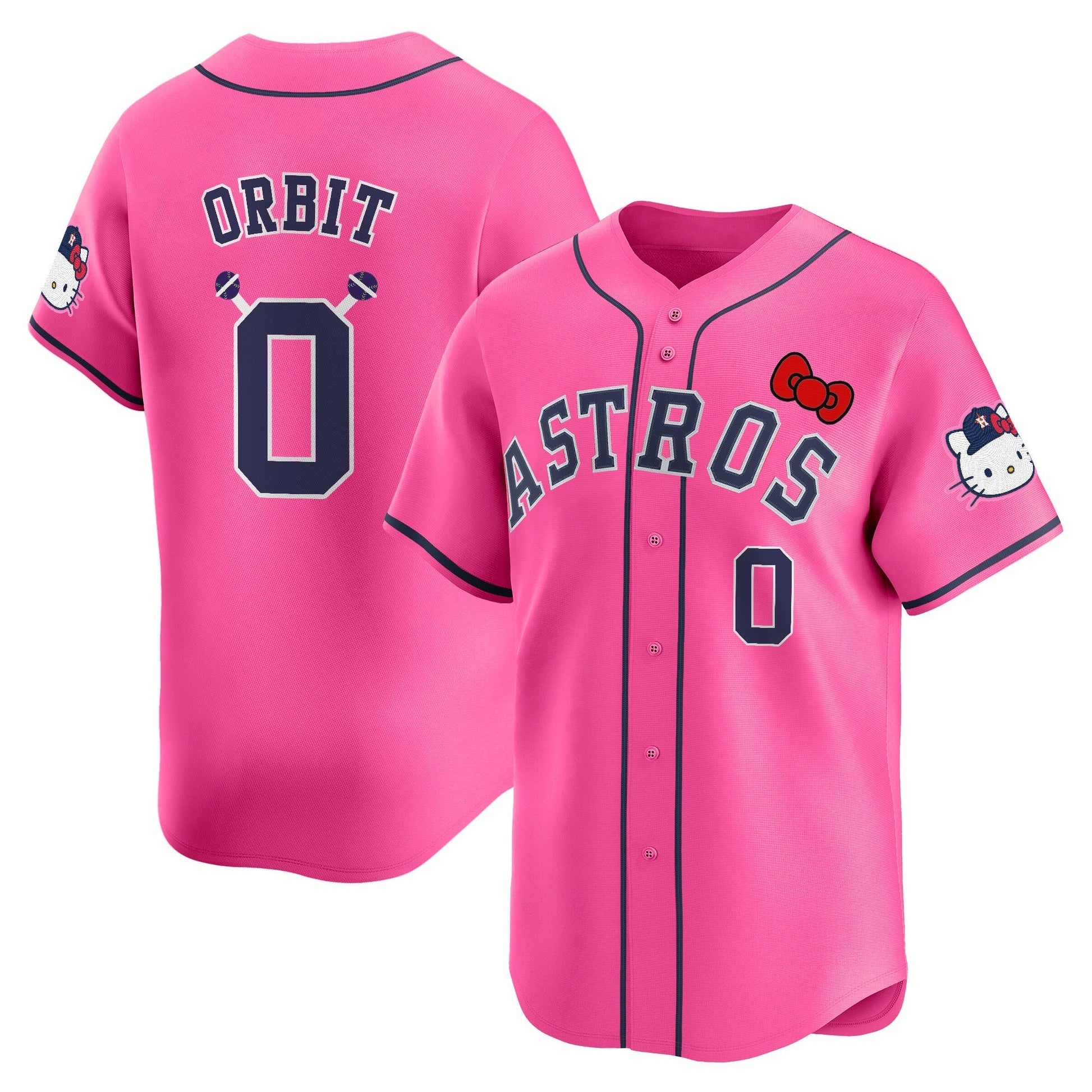 Men's Houston Astros Hello Kitty Vapor Premier Limited Jersey V2 - All Stitched