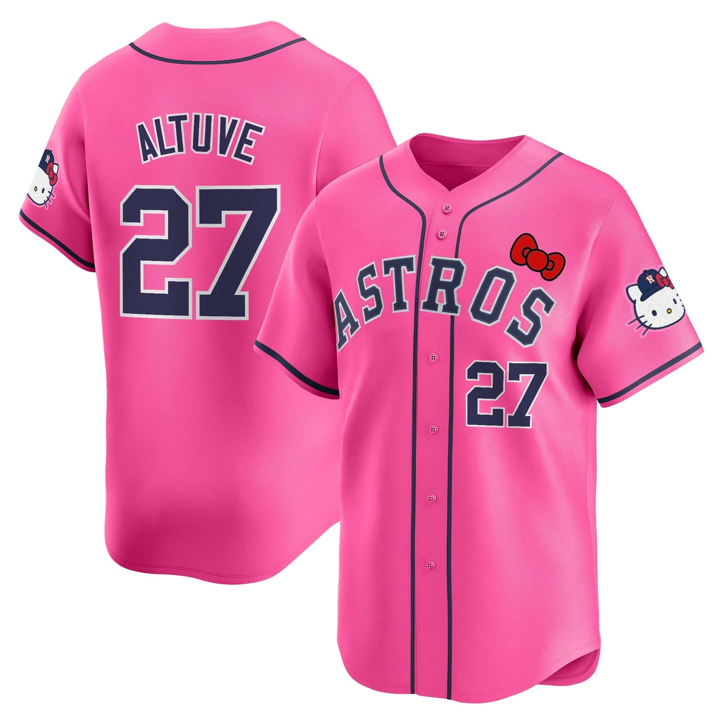 Men's Houston Astros Hello Kitty Vapor Premier Limited Jersey V2 - All Stitched
