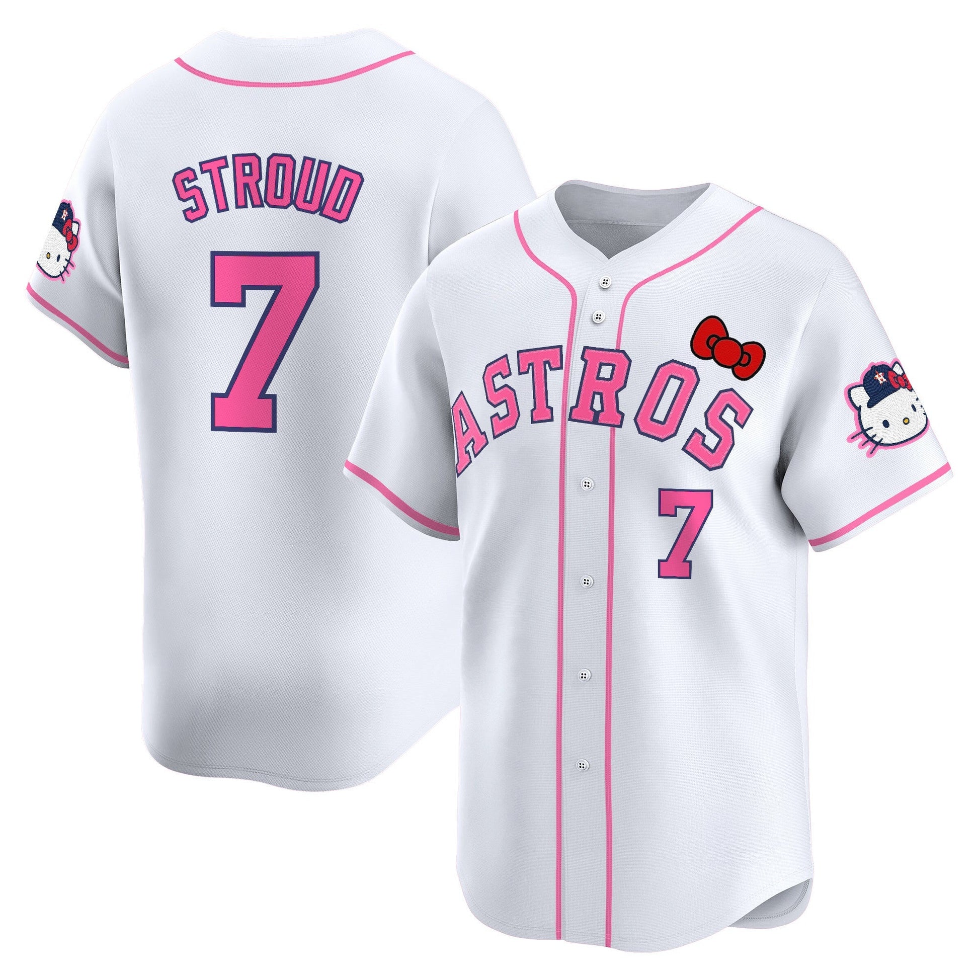 Men's Houston Astros Hello Kitty Vapor Premier Limited Jersey V2 - All Stitched