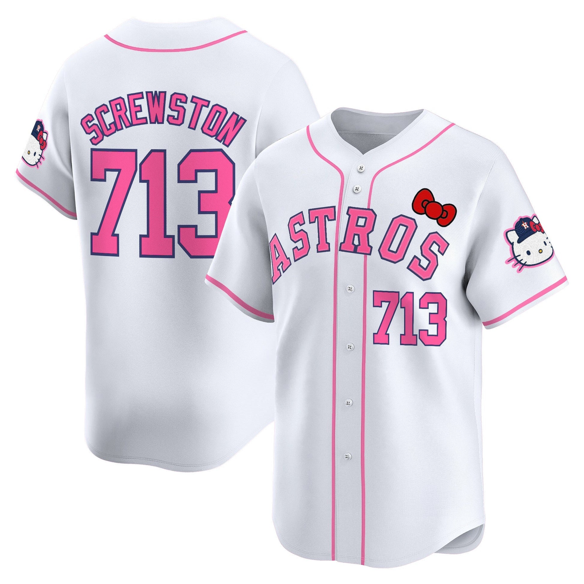 Men's Houston Astros Hello Kitty Vapor Premier Limited Jersey V2 - All Stitched