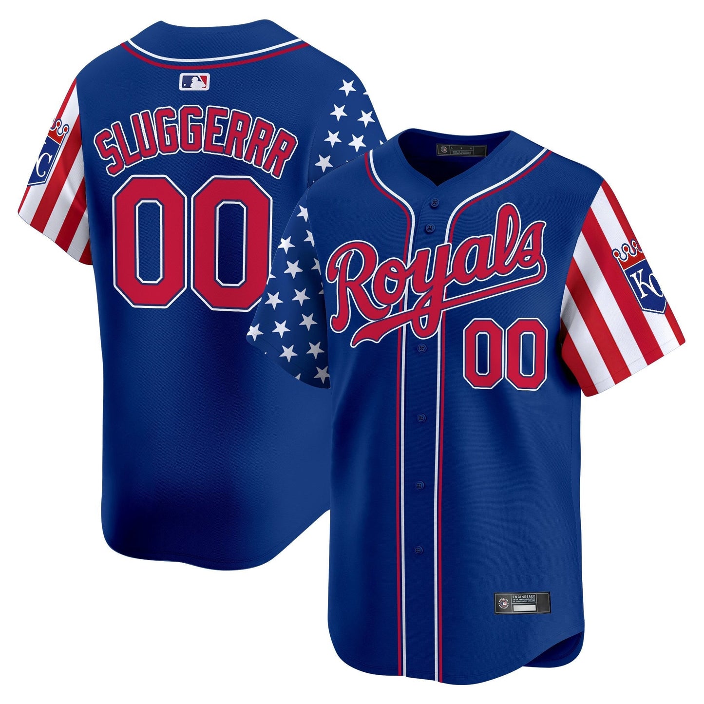 Men's Kansas City Royals 2025 Independence Day Vapor Premier Limited Jersey - All Stitched
