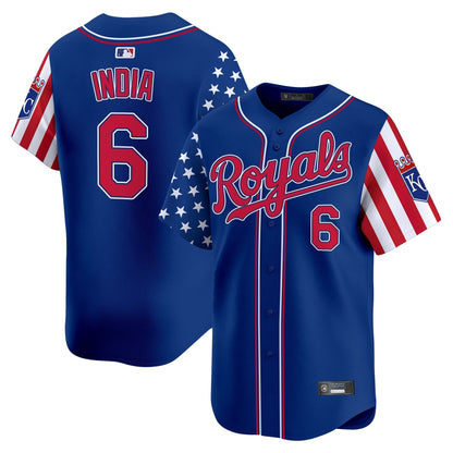 Men's Kansas City Royals 2025 Independence Day Vapor Premier Limited Jersey - All Stitched