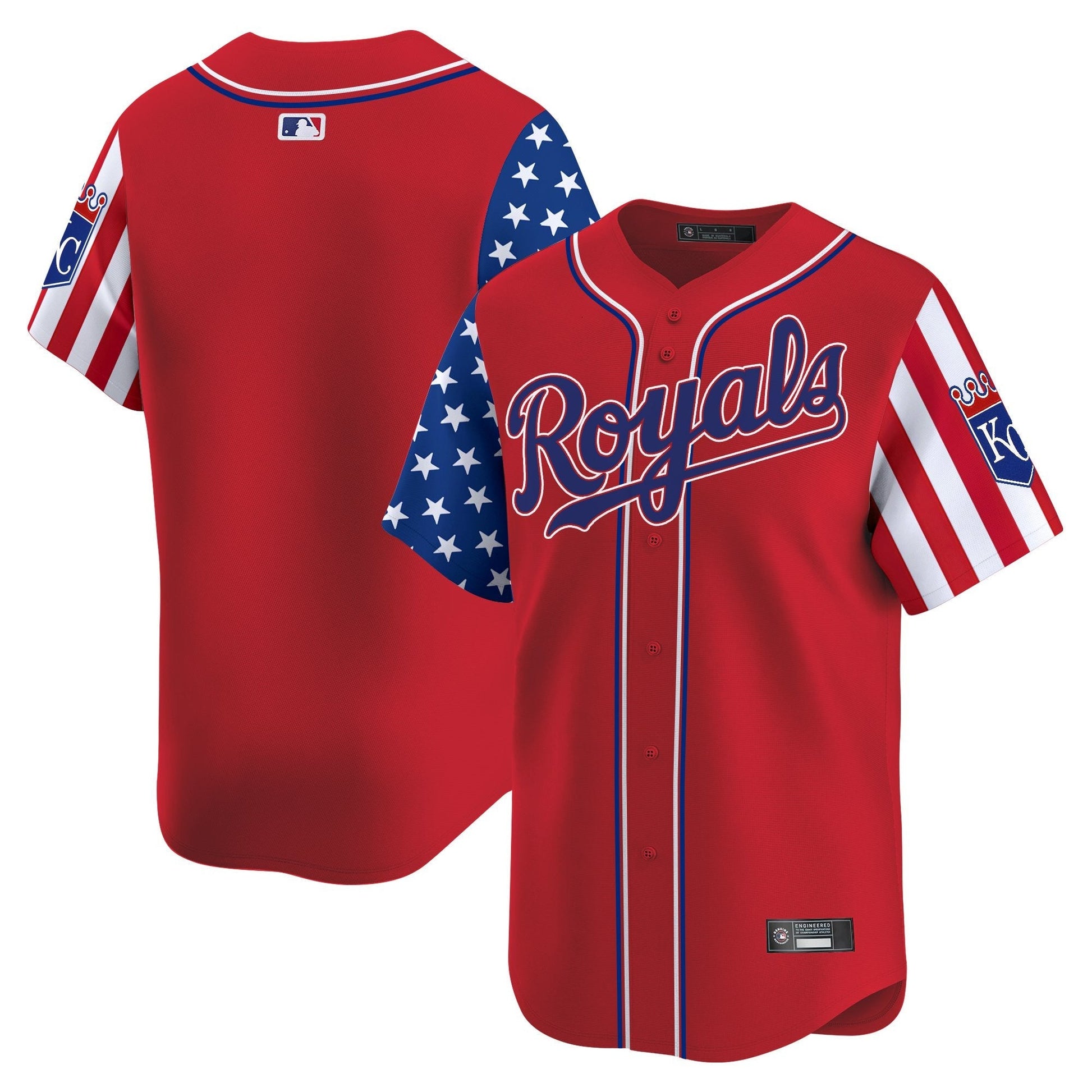 Men's Kansas City Royals 2025 Independence Day Vapor Premier Limited Jersey - All Stitched