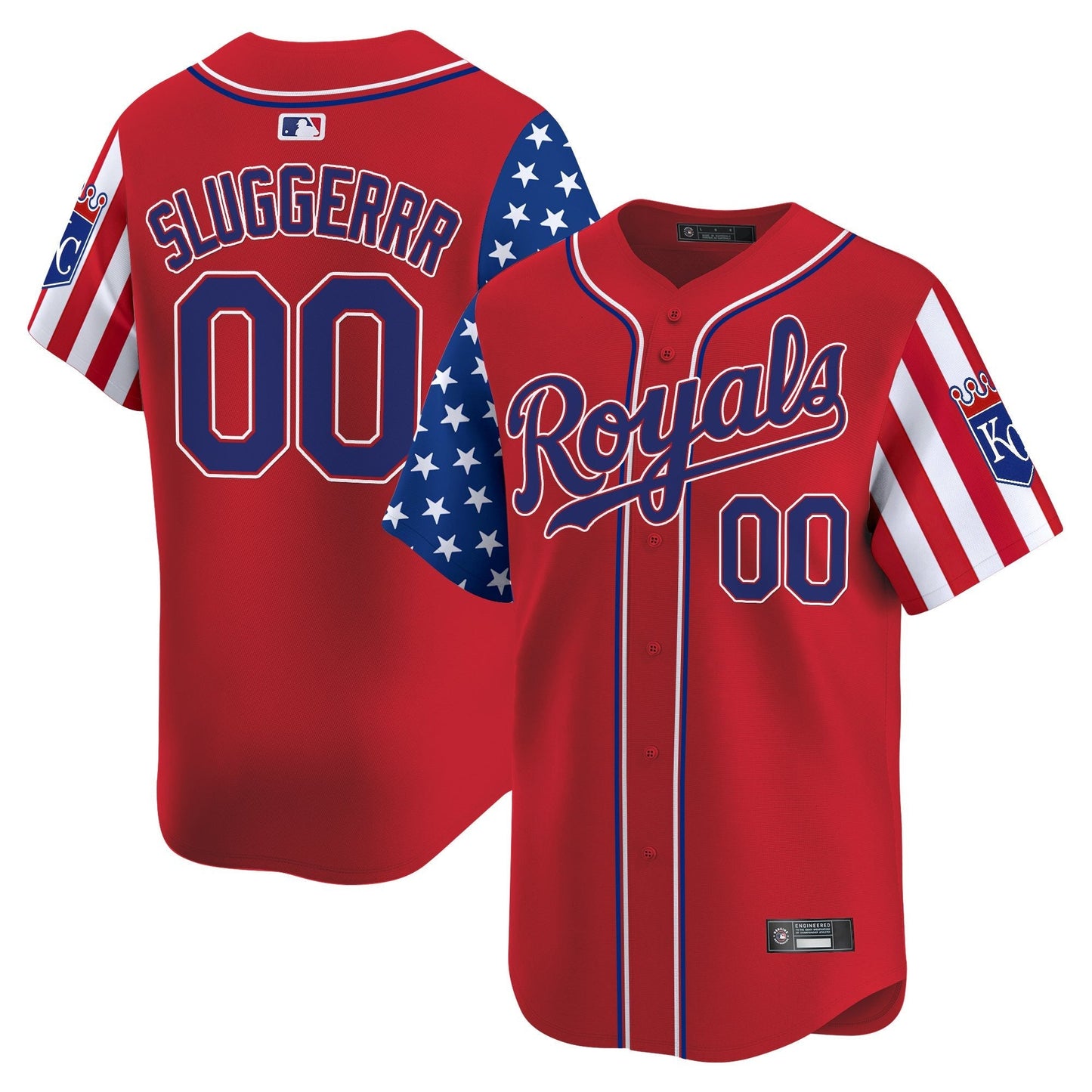 Men's Kansas City Royals 2025 Independence Day Vapor Premier Limited Jersey - All Stitched