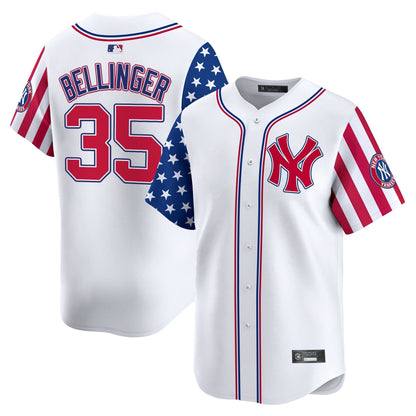 Men's New York Yankees 2025 Independence Day Vapor Premier Limited Jersey - All Stitched