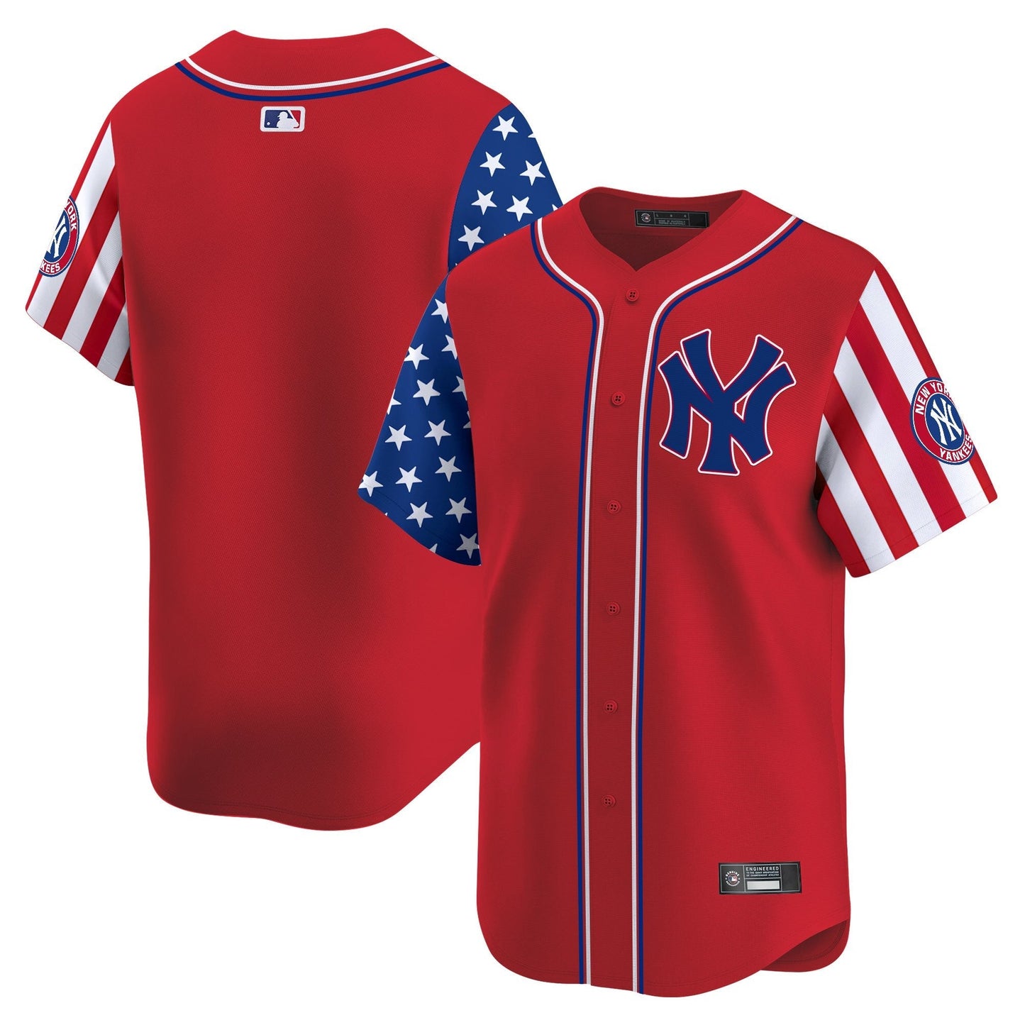Men's New York Yankees 2025 Independence Day Vapor Premier Limited Jersey - All Stitched