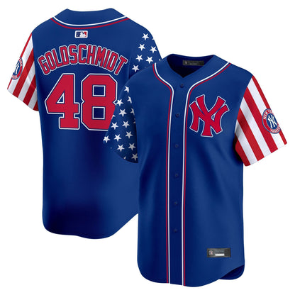 Men's New York Yankees 2025 Independence Day Vapor Premier Limited Jersey - All Stitched