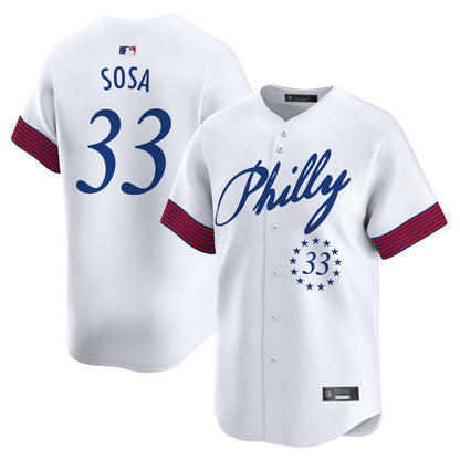Men's Philadelphia Phillies 2025 Independence Day Vapor Premier Limited Jersey V2 - All Stitched