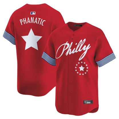 Men's Philadelphia Phillies 2025 Independence Day Vapor Premier Limited Jersey V2 - All Stitched