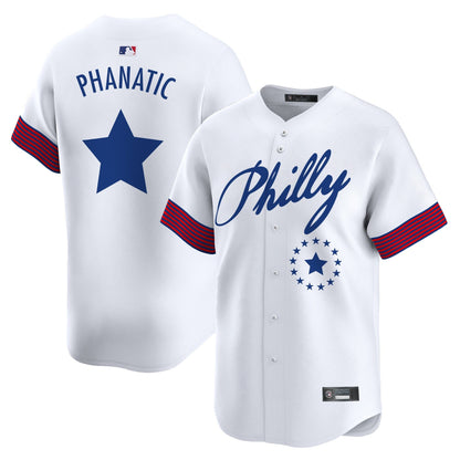 Men's Philadelphia Phillies 2025 Independence Day Vapor Premier Limited Jersey V2 - All Stitched