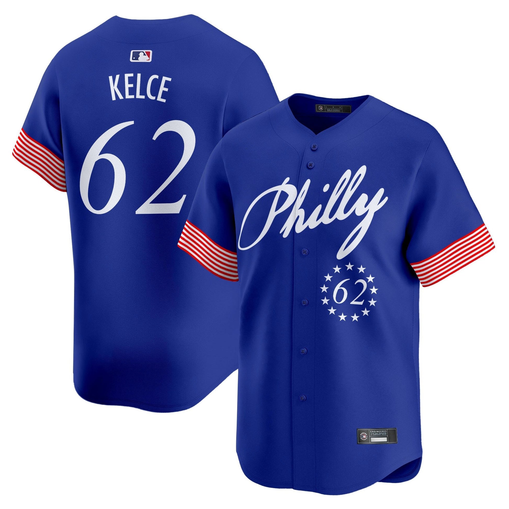 Men's Philadelphia Phillies 2025 Independence Day Vapor Premier Limited Jersey V2 - All Stitched