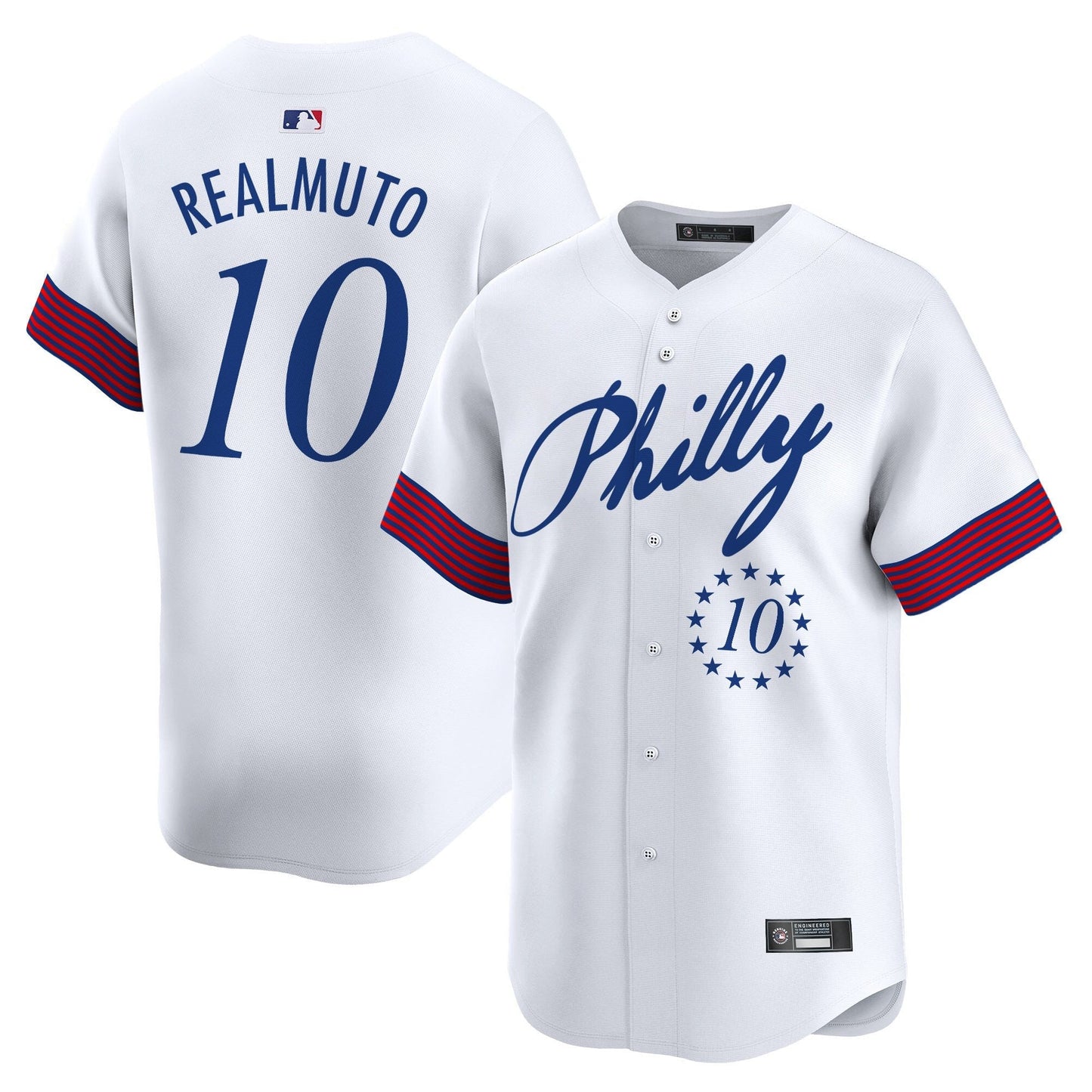 Men's Philadelphia Phillies 2025 Independence Day Vapor Premier Limited Jersey V2 - All Stitched