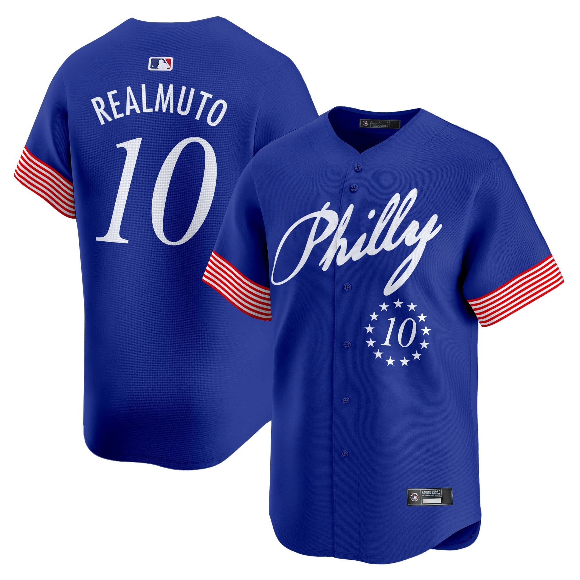 Men's Philadelphia Phillies 2025 Independence Day Vapor Premier Limited Jersey V2 - All Stitched