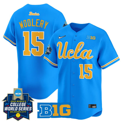 Men's size - UCLA Bruins Softball 2025 World Series (WCWS) Vapor Premier Limited Jersey - All Stitched