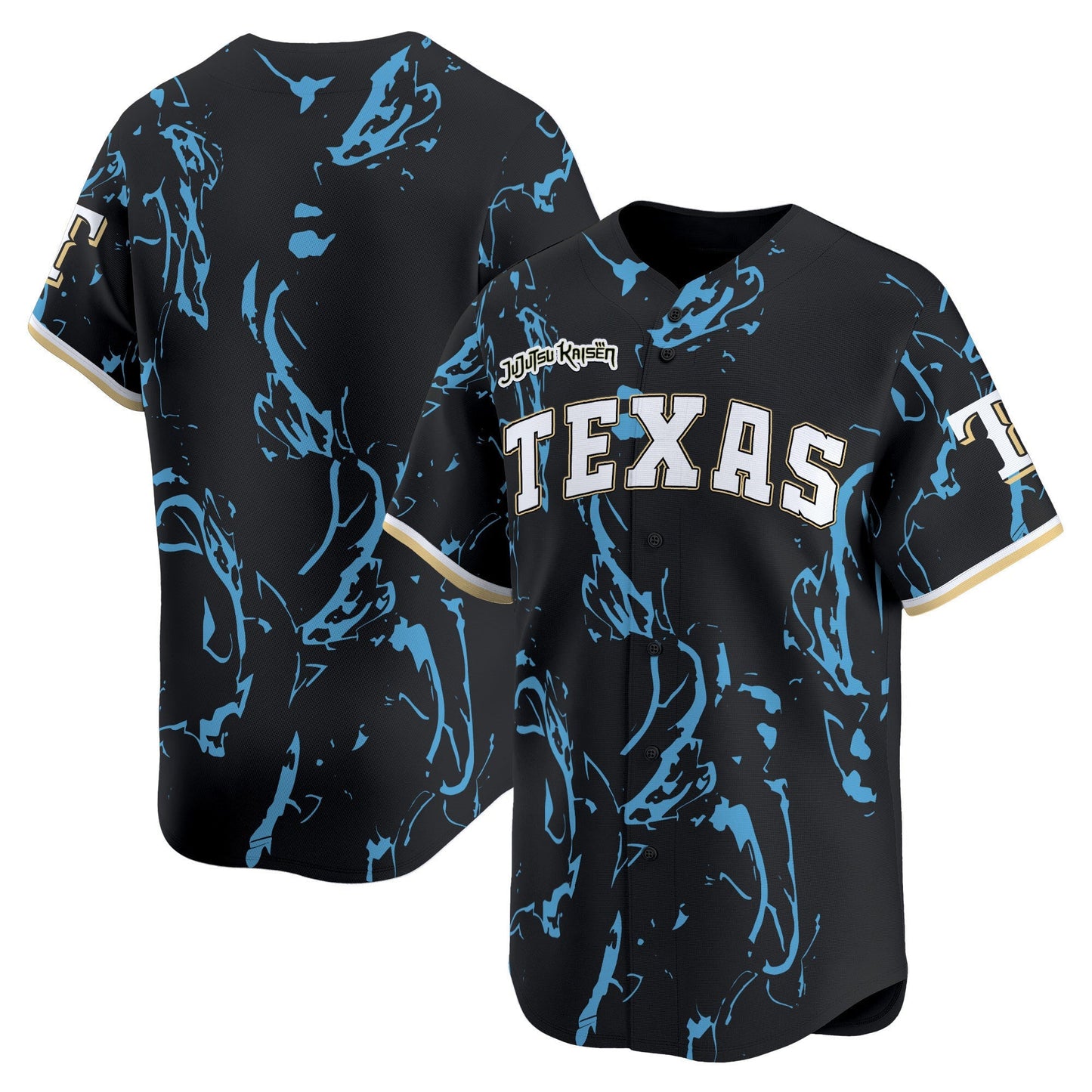 Texas Rangers x Jujutsu Kaisen Vapor Premier Limited Jersey - All Stitched