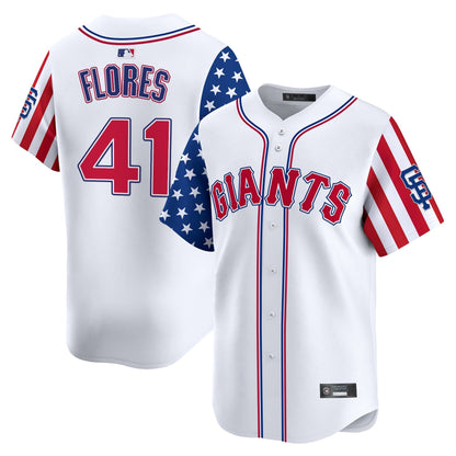 Men's San Francisco Giants 2025 Independence Day Vapor Premier Limited Jersey - All Stitched
