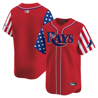 Men's Tampa Bay Rays 2025 Independence Day Vapor Premier Limited Jersey - All Stitched