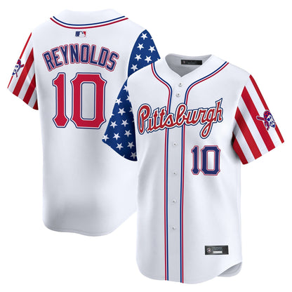Men's Pittsburgh Pirates 2025 Independence Day Vapor Premier Limited Jersey - All Stitched