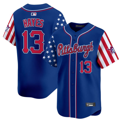 Men's Pittsburgh Pirates 2025 Independence Day Vapor Premier Limited Jersey - All Stitched