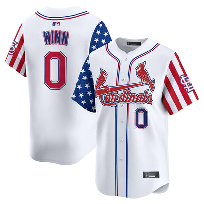 Men's St. Louis Cardinals 2025 Independence Day Vapor Premier Limited Jersey V2 - All Stitched