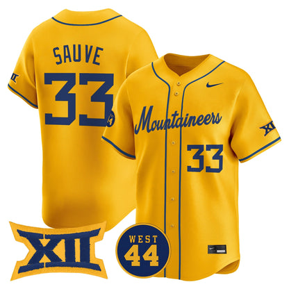 Men's West Virginia Mountaineers 2025 Vapor Premier Limited Jersey - All Stitched