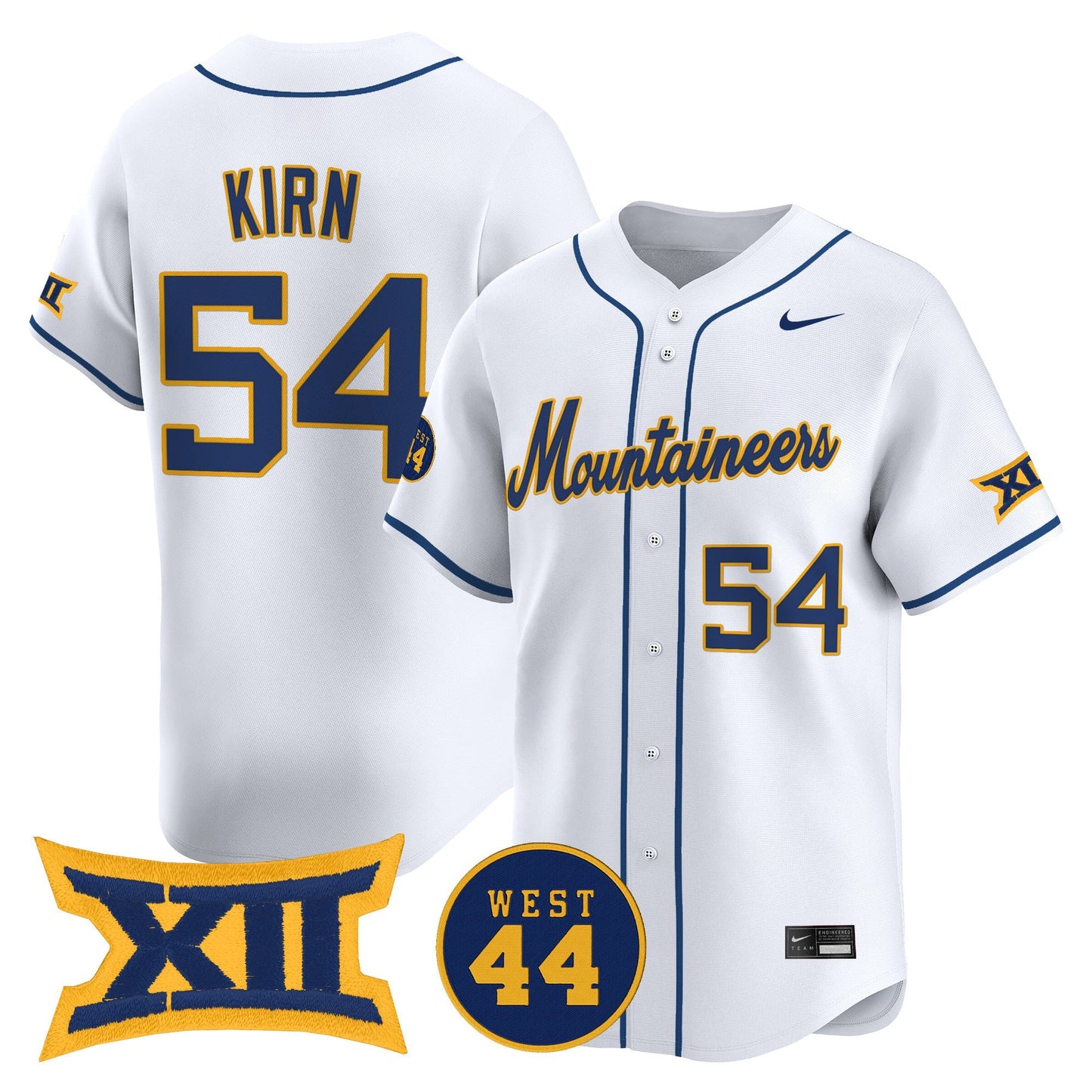 Men's West Virginia Mountaineers 2025 Vapor Premier Limited Jersey - All Stitched