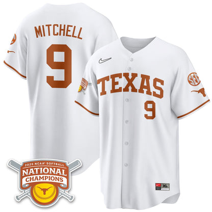 TEX Softball 2025 World Series Champions Limited Jersey - All Stitched