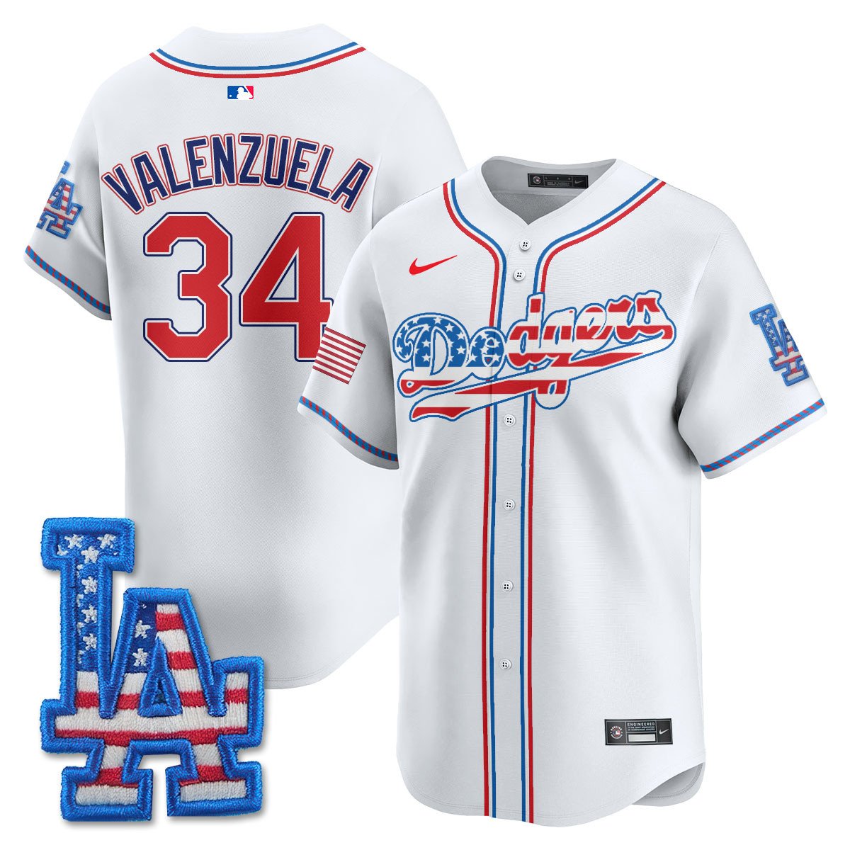 LAD 2025 Fourth of July Jersey - All Stitched