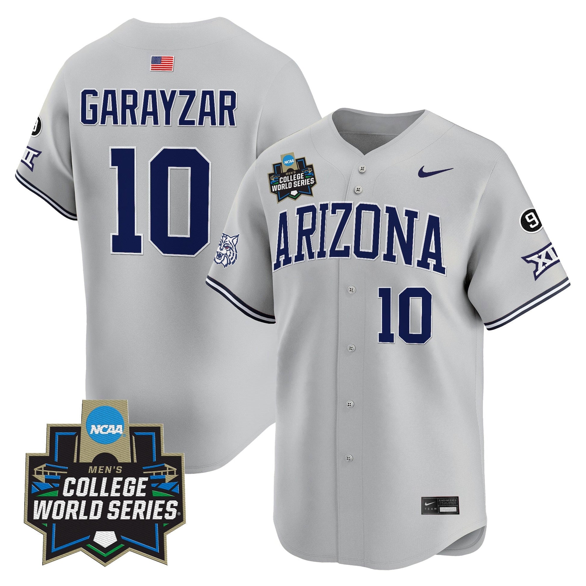 Men's Arizona Wildcats 2025 World Series Vapor Premier Limited Jersey - All Stitched