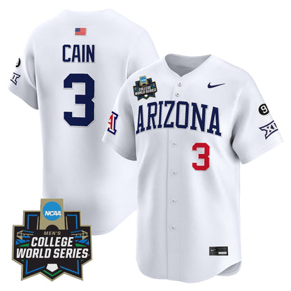 Men's Arizona Wildcats 2025 World Series Vapor Premier Limited Jersey - All Stitched