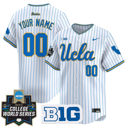 UCLA Bruins 2025 World Series Vapor Premier Limited Custom Jersey - All Stitched