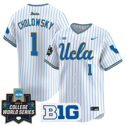 Men's UCLA Bruins 2025 World Series Vapor Premier Limited Jersey - All Stitched