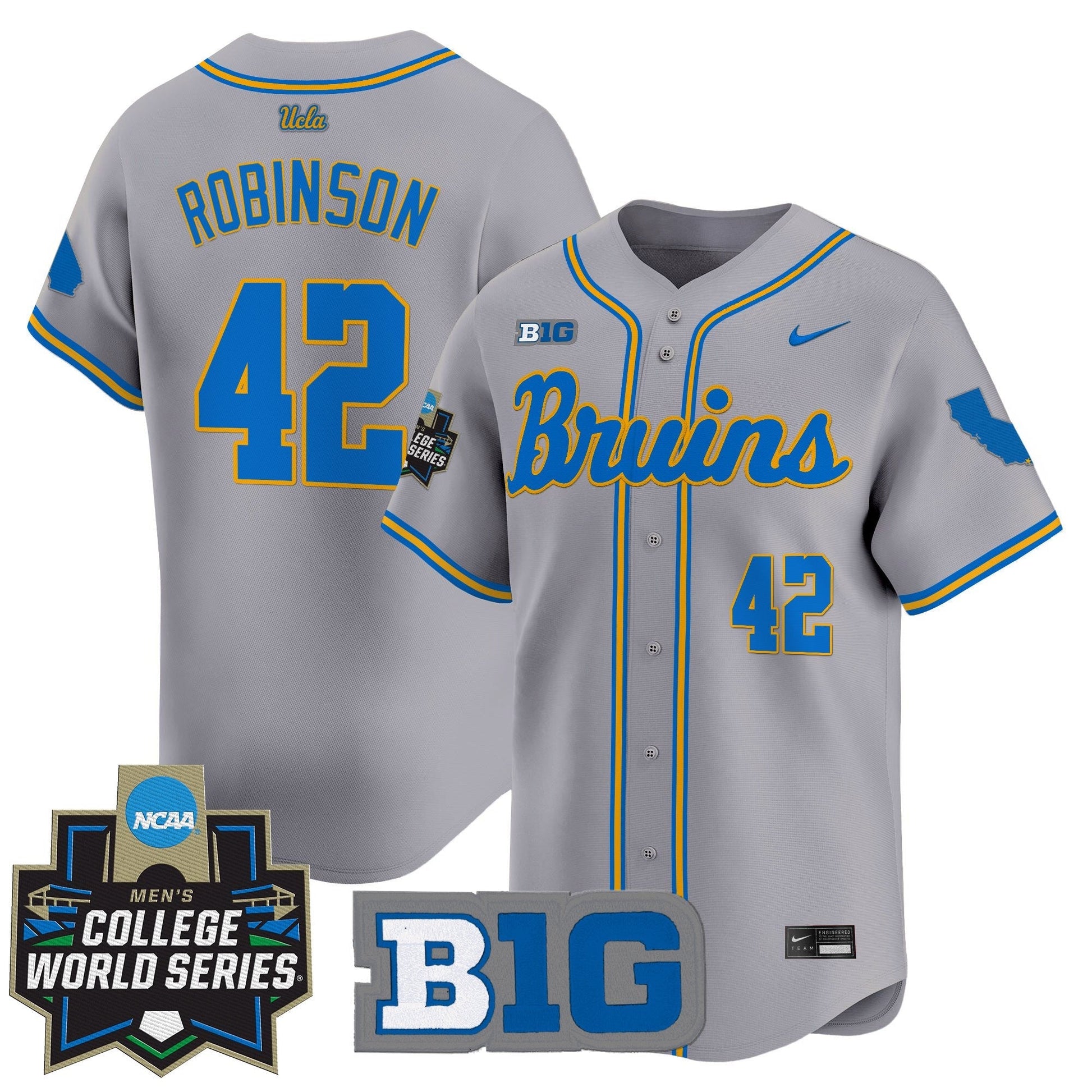Men's UCLA Bruins 2025 World Series Vapor Premier Limited Jersey - All Stitched