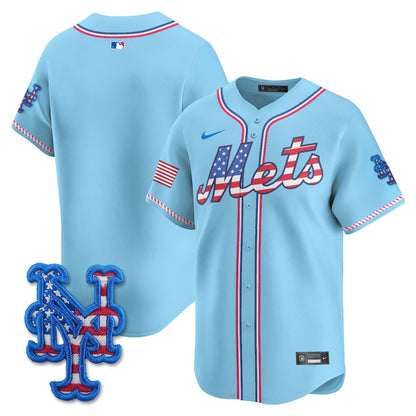 Men's New York Mets 2025 Fourth of July Jersey - All Stitched