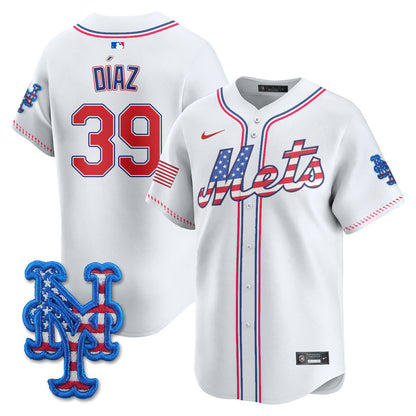 Men's New York Mets 2025 Fourth of July Jersey - All Stitched