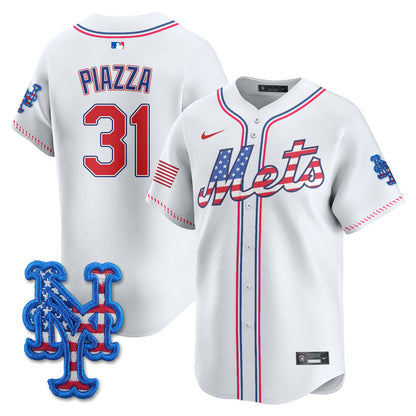 Men's New York Mets 2025 Fourth of July Jersey - All Stitched