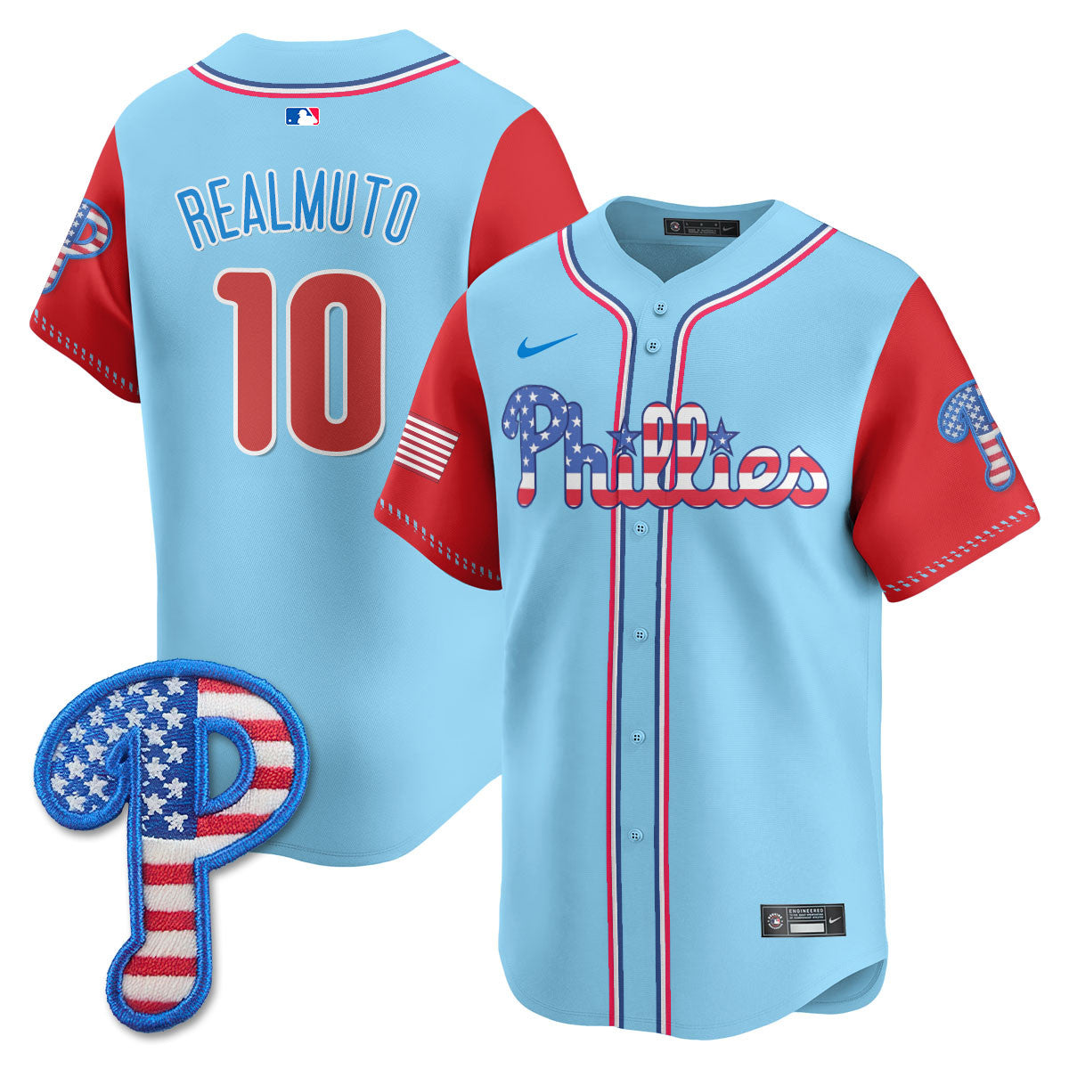 Men's Philadelphia Phillies 2025 Fourth of July Jersey - All Stitched
