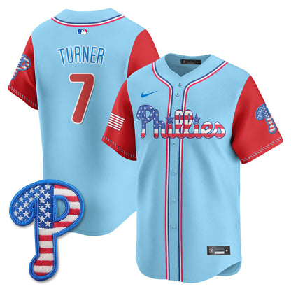 Men's Philadelphia Phillies 2025 Fourth of July Jersey - All Stitched
