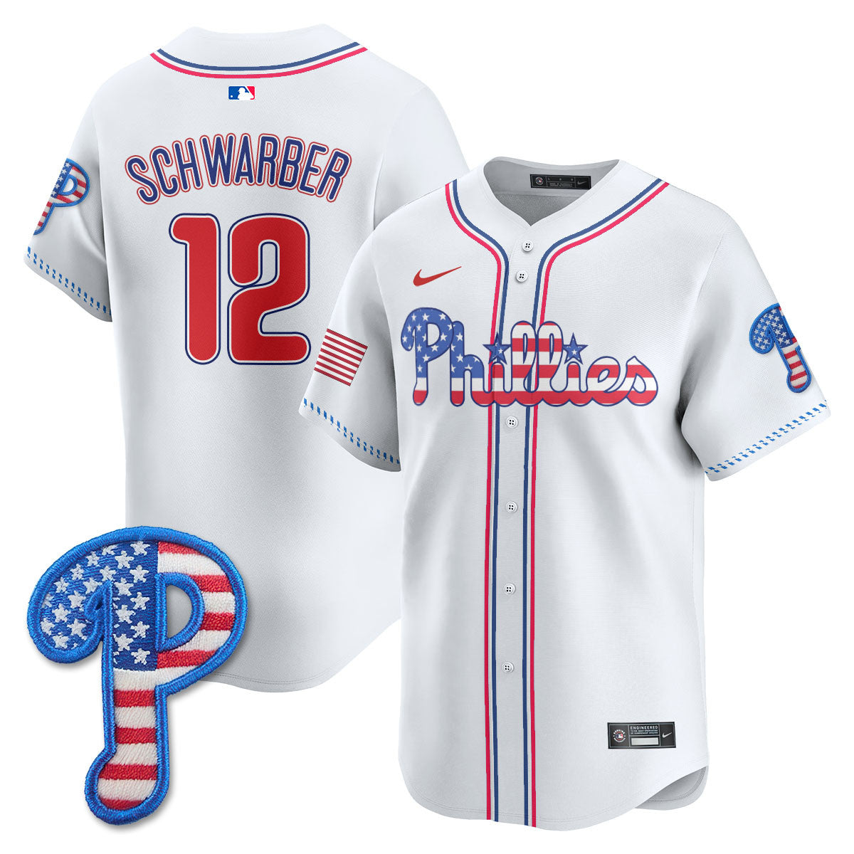 Men's Philadelphia Phillies 2025 Fourth of July Jersey - All Stitched