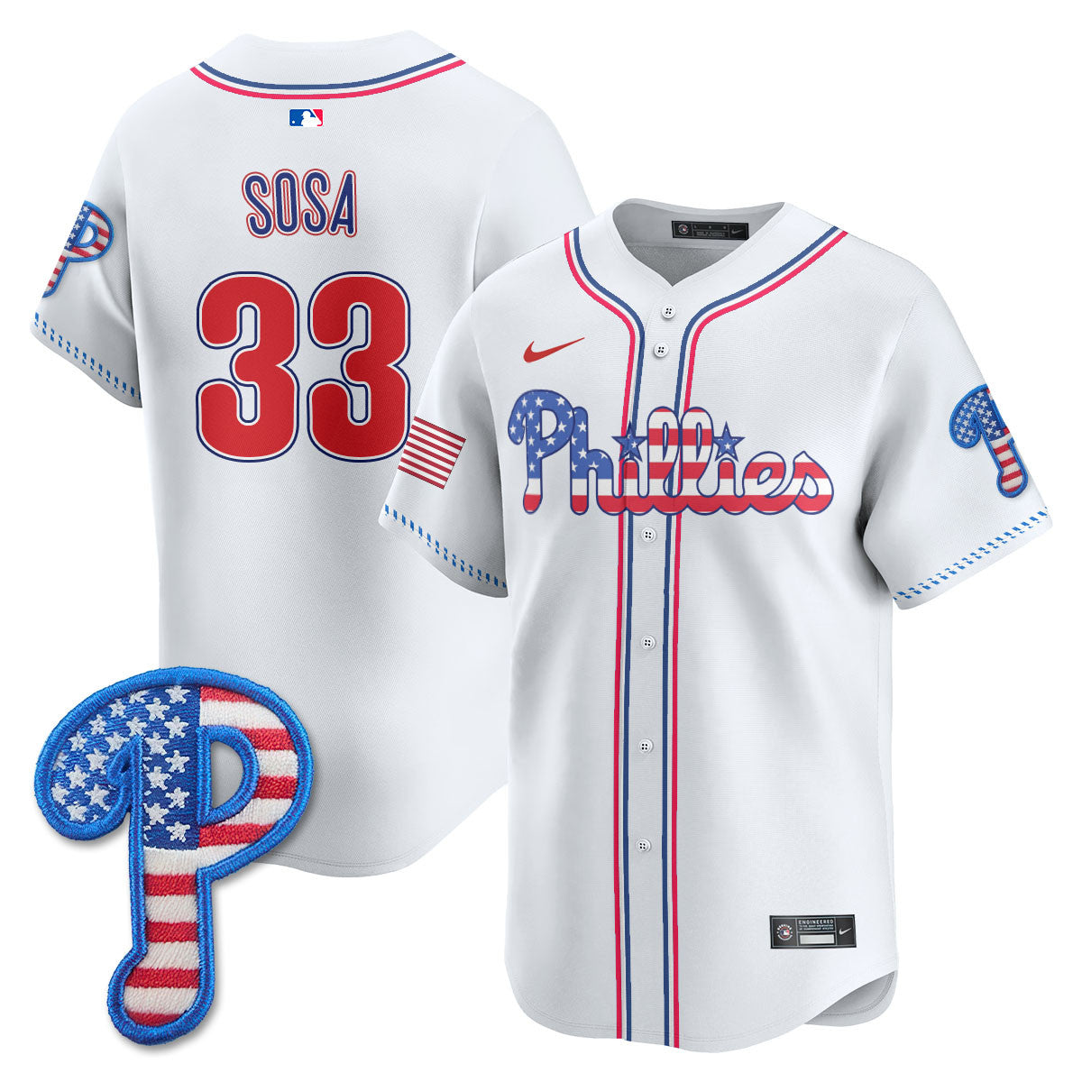 Men's Philadelphia Phillies 2025 Fourth of July Jersey - All Stitched