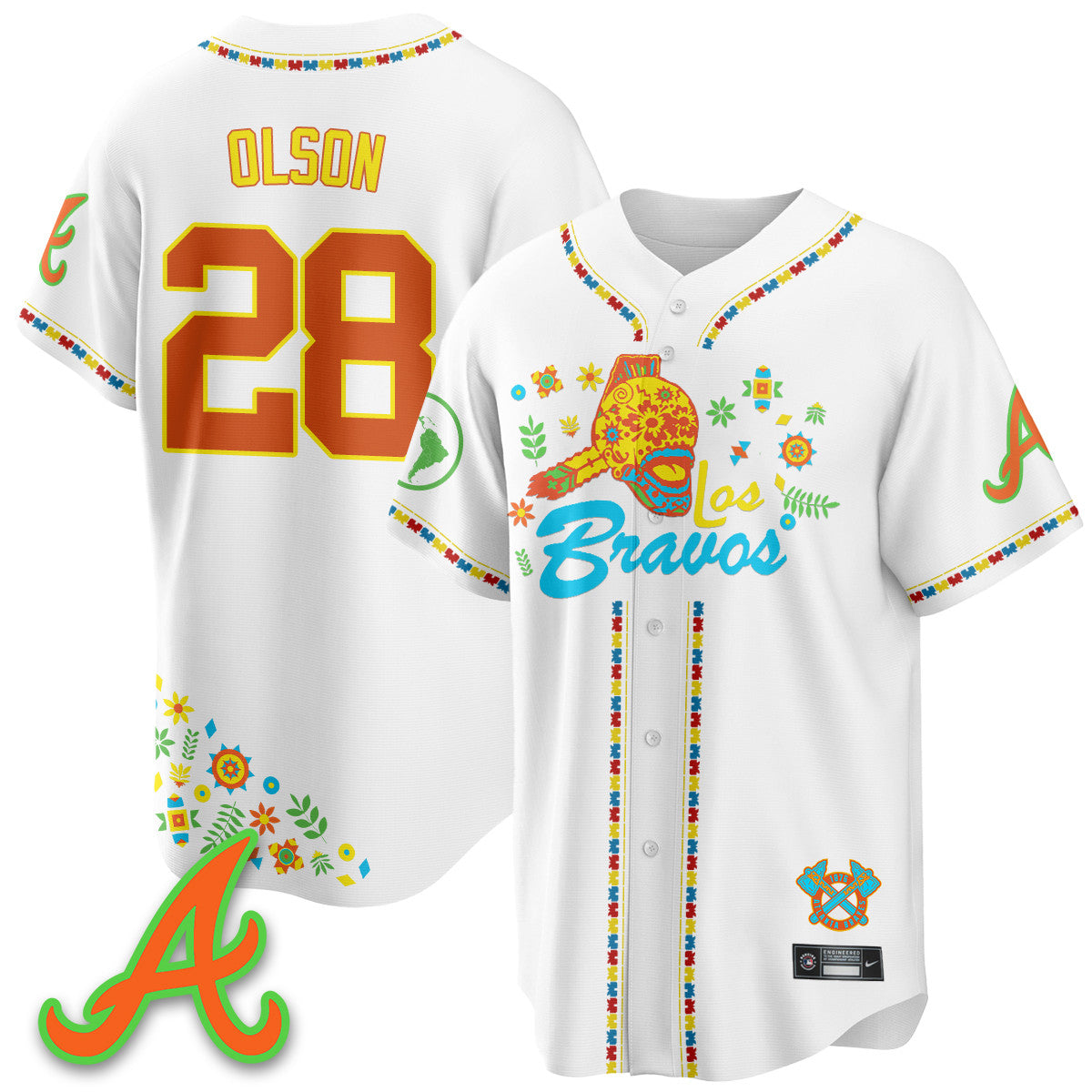 ATL 2025 "Los Bravos" Jersey V2 - All Stitched