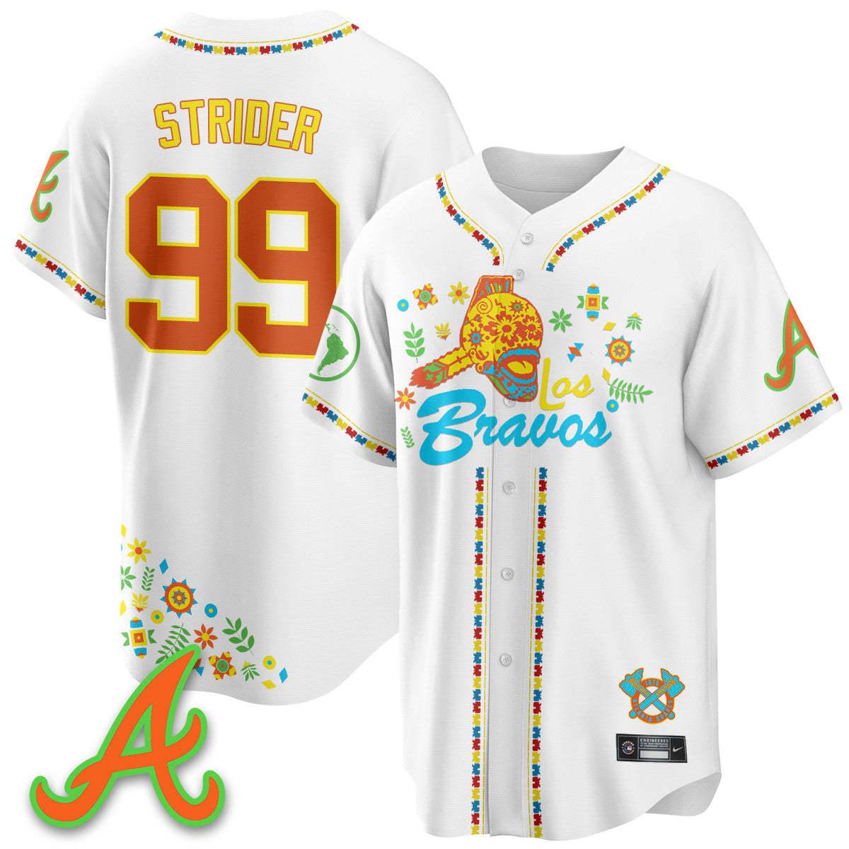 ATL 2025 "Los Bravos" Jersey V2 - All Stitched