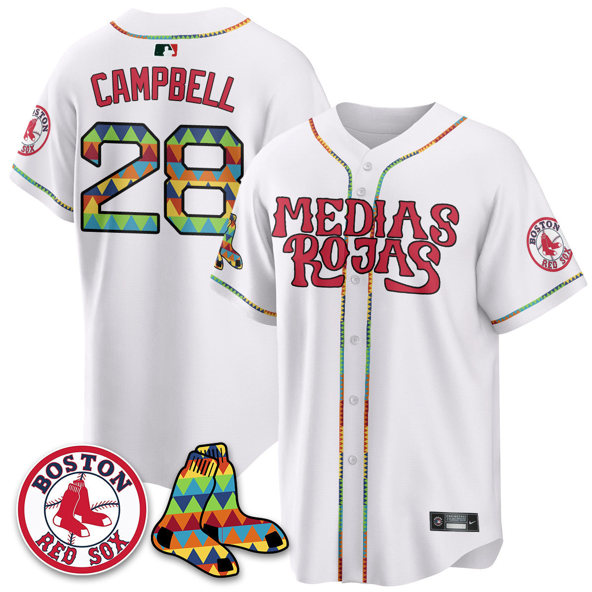 BOS "Medias Rojas" Limited Jersey - All Stitched