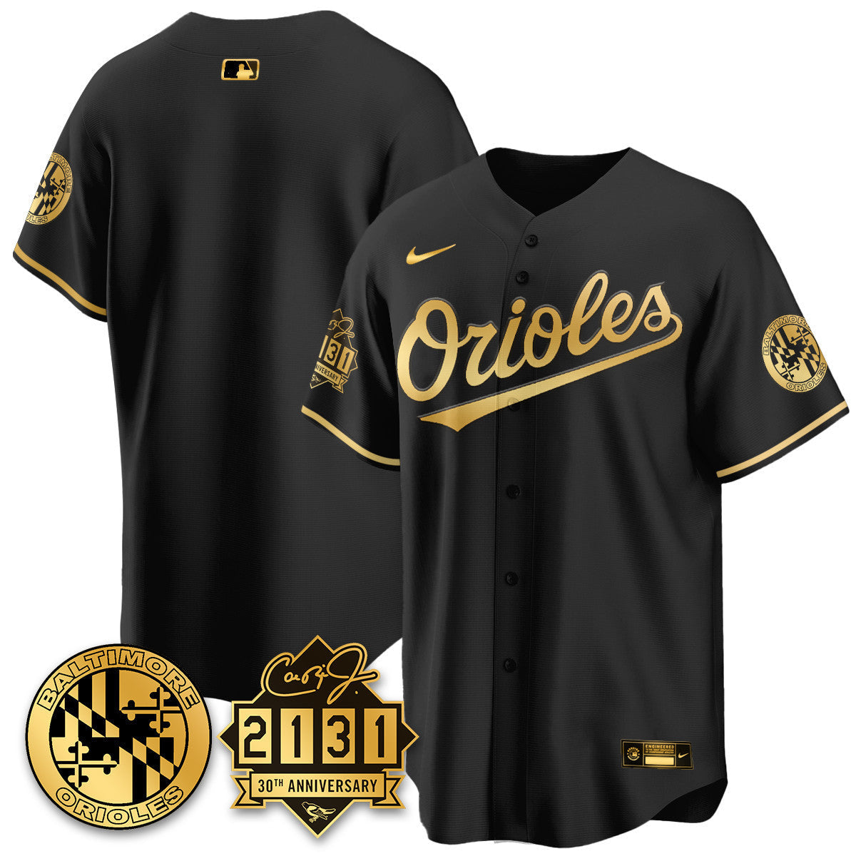 Men's Baltimore Orioles "30th Anniversary of 2131" Limited Jersey - All Stitched