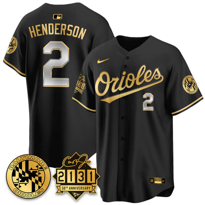 Men's Baltimore Orioles "30th Anniversary of 2131" Limited Jersey - All Stitched